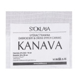 Etamina pentru brodat Kanava, 54 ochiuri / 10 cm, 20 x 30 cm
