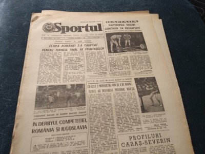 ZIARUL SPORTUL 5 AUGUST 1983 foto