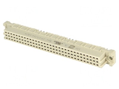 Soclu DIN 41612 tip C mamă 64 PIN THT drept termoplast foto