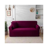 Cumpara ieftin Husa Canapea 3 Locuri Elastica Moderna, Visiniu - EAT474