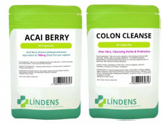 Lindens 60 Acai Berry 60 Colon Cure?e Dezintoxicare foto