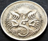 Cumpara ieftin Moneda 5 CENTI - AUSTRALIA, anul 1967 *cod 180, Australia si Oceania