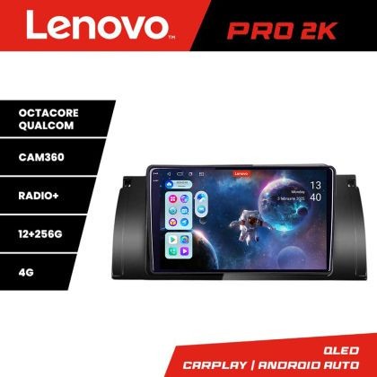 Navigatie BMW E39 si E53 Lenovo Kit-082 8 core QLED 2K 12+256 360 Android Waze USB Navigatie Internet Youtube Radio CarStore Technology