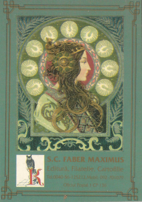 Romania, S.C. Faber Maximus Timisoara, calendar de buzunar, 2000