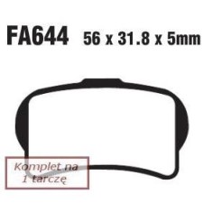 Klocki Ham. Moto. 311012 EBCFA644TT