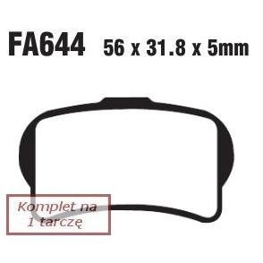 Klocki Ham. Moto. 311012 EBCFA644TT