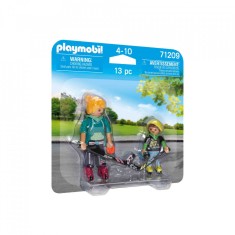 Playmobil - Set 2 Figurine - Mama Si Copilul Jucand Hochei