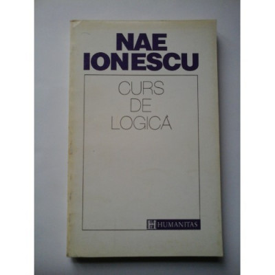 CURS DE LOGICA - NAE IONESCU foto