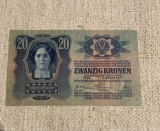 Bancnota 20 Korona 1913 austo-ungaria
