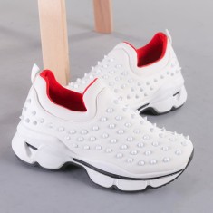 Pantofi sport dama Enova albi foto