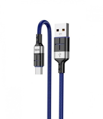 Cablu transfer date si incarcare Kaku KSC-696 USB-A - USB-C 18W 2.4A 1.2m, Albastru foto