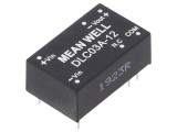 Convertor DC/DC 3W 9-18V la &plusmn;12V DIP16 DLC03A-12