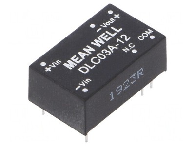 Convertor DC/DC 3W 9-18V la &amp;plusmn;12V DIP16 DLC03A-12 foto