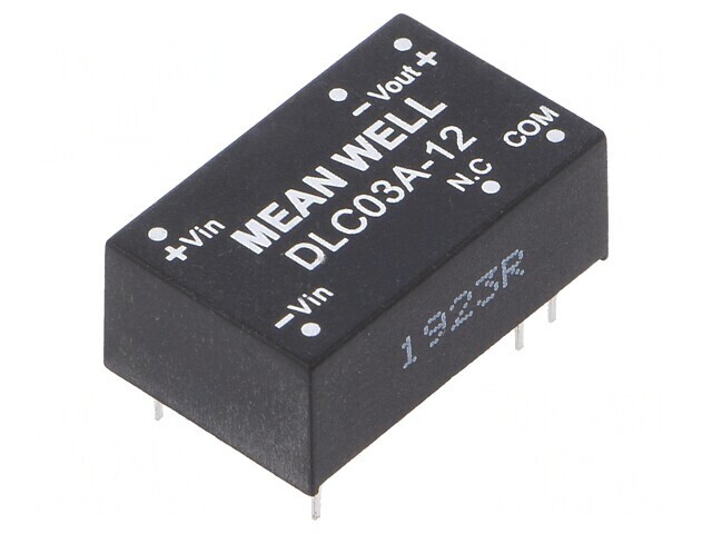 Convertor DC/DC 3W 9-18V la &plusmn;12V DIP16 DLC03A-12