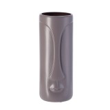 Cumpara ieftin Vaza flori ceramica gri inchis Visage 16,5 x 40 cm