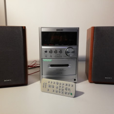 Combina/Linie Audio SONY HCD-NEZ50 (CD/MC/Tuner/Amplificator/Boxe) - ca Noua