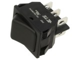 Rocker Switch DPDT ON-ON 10A 250V Black