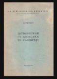 Introducere in analiza pe varietati / M. Jurchescu