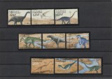 Gabon 2000 - Fauna, Animale preistorice, serie 9 valori,dantelate,MNH.Mi.1581-1589, Nestampilat