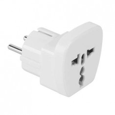 Adaptor tensiune universal alb 1 foto