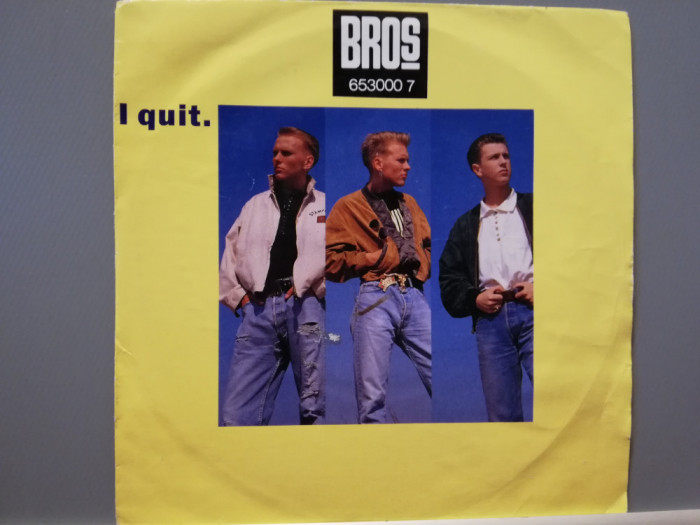 Bros - I Quit (1988/CBS/RFG) - VINIL/Vinyl/NM