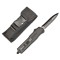 Cutit Automat Dulotec K184A cu buton, dublu tais, prindere curea, negru, 23 cm