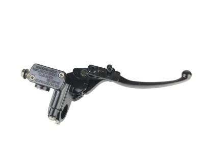 Maneta + Pompa Frana Scuter 4T 2T - partea Dreapta - cu blocator foto