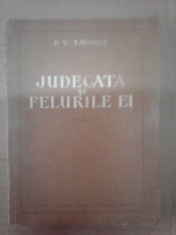 Judecata si felurile ei - P.V. TAVANET foto