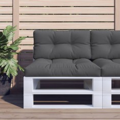 vidaXL Perne de paleți, 2 buc., antracit, material textil 360689