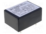 Filtru anti-interferen&Aring;&pound;e 250VAC 100nF 3,3nF 3,7mH THT QLT POWER