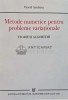 Metode numerice pentru probleme variationale TEORIE SI ALGORITMI - 2001 - Viorel Arnautu (AG89)