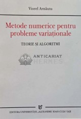 Metode numerice pentru probleme variationale TEORIE SI ALGORITMI - 2001 - Viorel Arnautu (AG89)