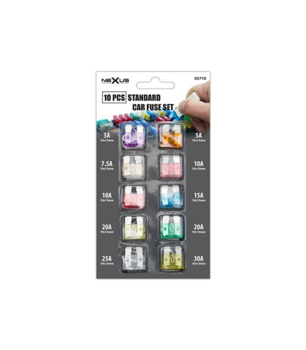 Pachet de sigurante 3A 5A 7.5A 2X10A 15A 2x20A 25A 30A NEXU 11x8.6mmS