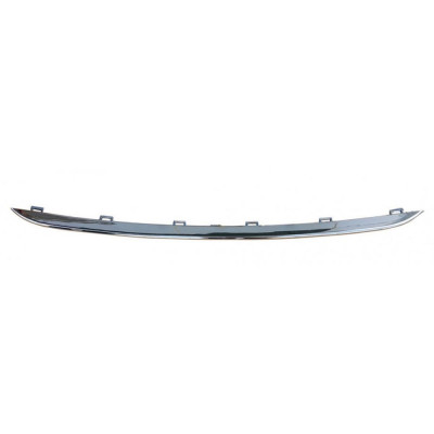 Ornament grila masca Fiat Linea (323), 05.2013-, parte montare centrala, crom, 30B105-5, Aftermarket foto