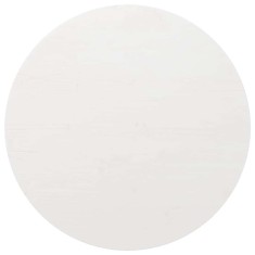 vidaXL Blat de masă, alb, &Oslash;80x2,5 cm, lemn masiv de pin 813656
