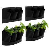 Set 4 Ghivece suspendate pentru balustrada Navaris, 45x30 cm, 55923.01