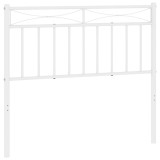 Cumpara ieftin Tablie de pat de schimb metalica, alb, 100 cm