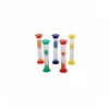 Set de 5 miniclepsidre cu nisip colorat si cronometrare diferita, Tickit
