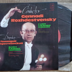 Gennadi Rozhdestvensky, Liszt, Weber, Berlioz// disc vinil