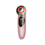 Dispozitiv Ingrijire Pielei 5 in 1, SELERIS&reg;, Rejuvenare, Albastru/Rosu, EMS Microcurent, 45&deg;C, 520m