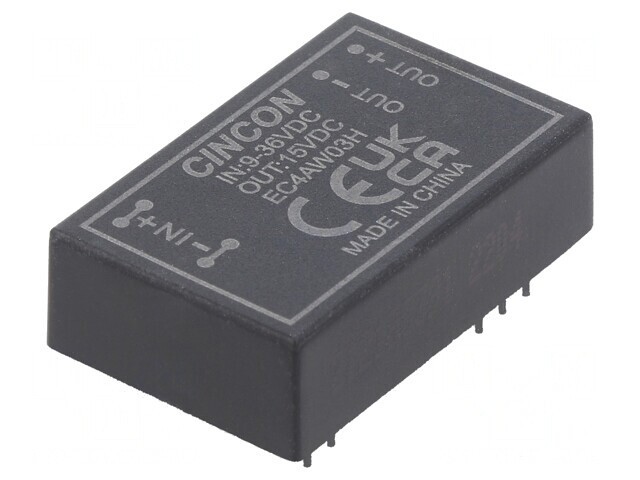 Convertor DC/DC 9-36V la 15V 400mA 6W