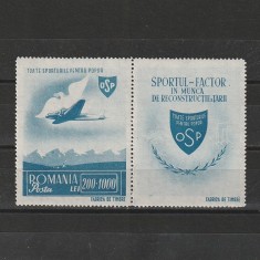 OSP Posta Aeriana cu Vigneta LP176a 1945