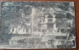 Carte Postala Sinaia Hotel Caraiman Interbelic, 14x9 cm, Alb-Negru, Necirculata