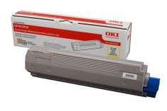 Cartus Toner Original Oki 44059105 Yellow, 8000 pagini foto