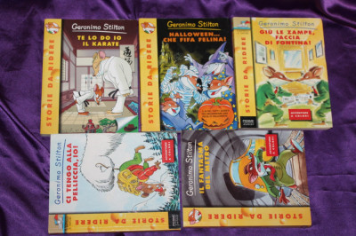 Lot 5 carti seria Geronimo Stilton &amp;ndash; limba italiana foto