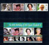 Insulele Cayman 2006 - Regina Elisabeta II, regalitate britanica, serie si bloc neuzat