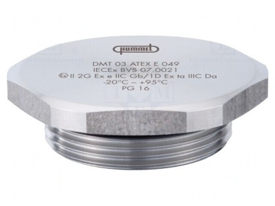 Capac de protec&amp;Aring;&amp;pound;ie PG16 IP68 o&amp;Egrave;el inoxidabil V-INOX-Ex foto
