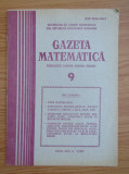 Revista Gazeta Matematica. Anul XCII, nr. 9 / 1987
