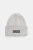 Tommy Jeans căciulă din bumbac culoarea gri, AM0AM13666