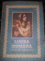 carte Veche LITERATURA ROMANA,LECTURI LITERARE,Manual cl.8, 1992,T.GRATUIT foto